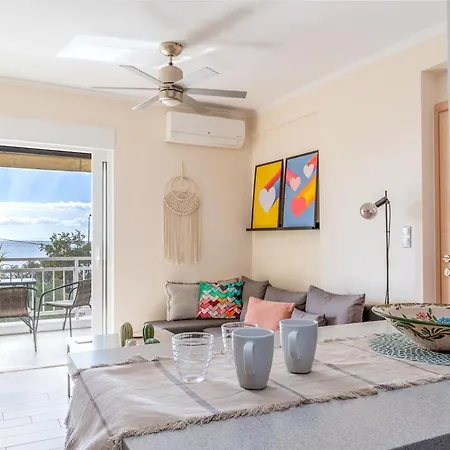 Fantastic Sea View One-Bedroom Apartment - Lagonissi Lagonisi Exterior foto