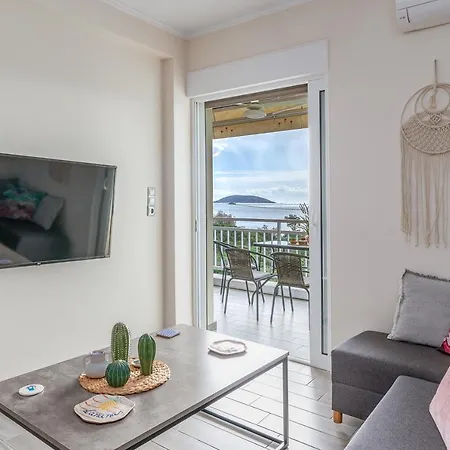 Fantastic Sea View One-Bedroom Apartment - Lagonissi Lagonisi Exterior foto